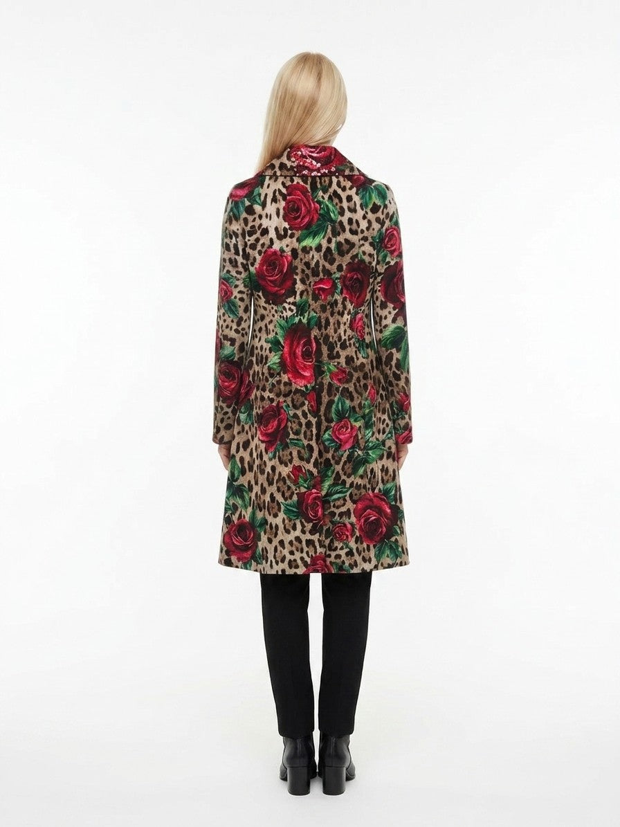 Dolce & Gabbana Multicolor Wool Women's Coat