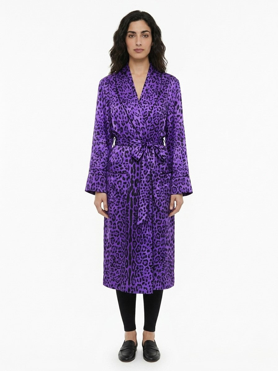 Dolce & Gabbana Multicolor Silk Women's Robe