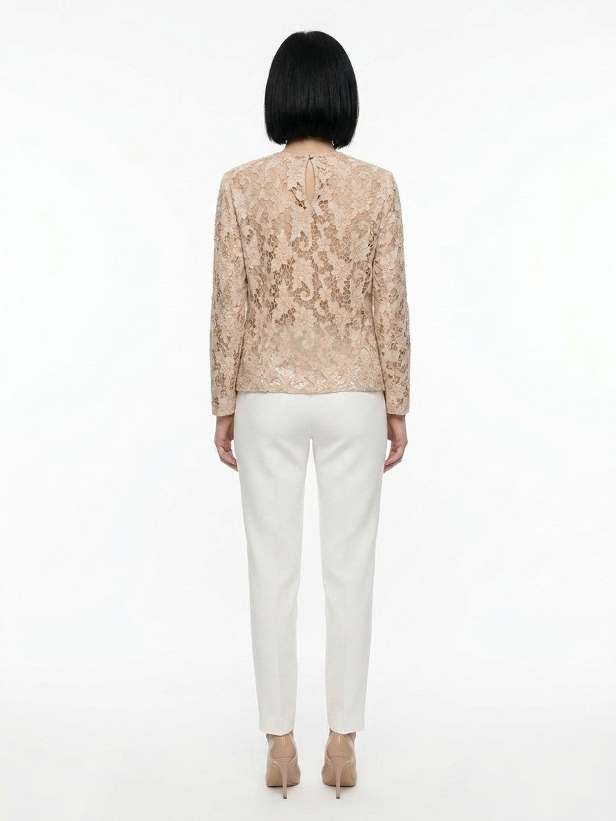 Dolce & Gabbana Beige Cotton Sleeveless Women's Jacket