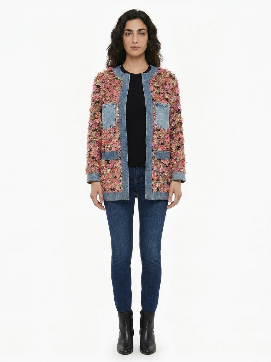 Dolce & Gabbana Multicolor Polyester Biker Women's Jacket