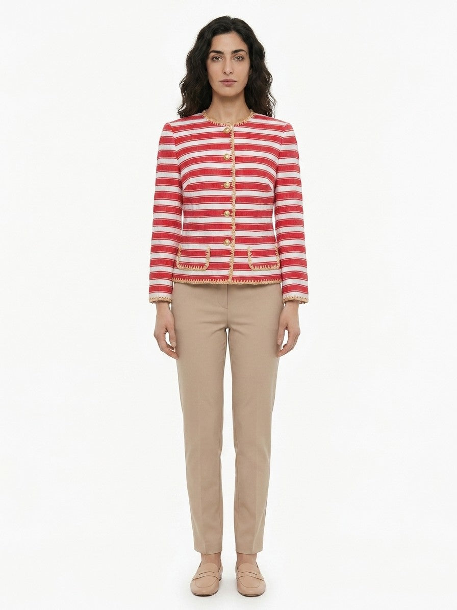 Dolce & Gabbana Blue Cotton Women's Jacket