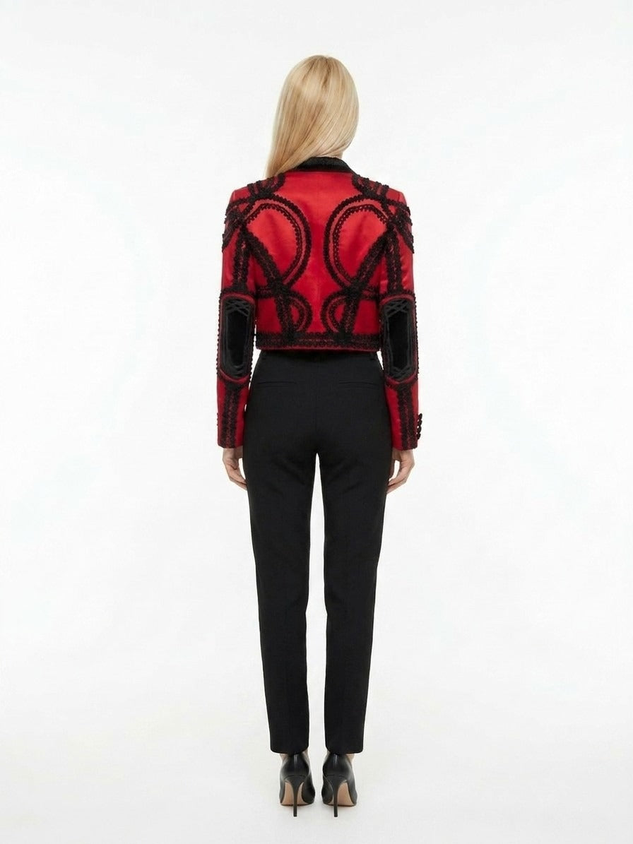 Dolce & Gabbana Bicolor Cotton Women's Jacket