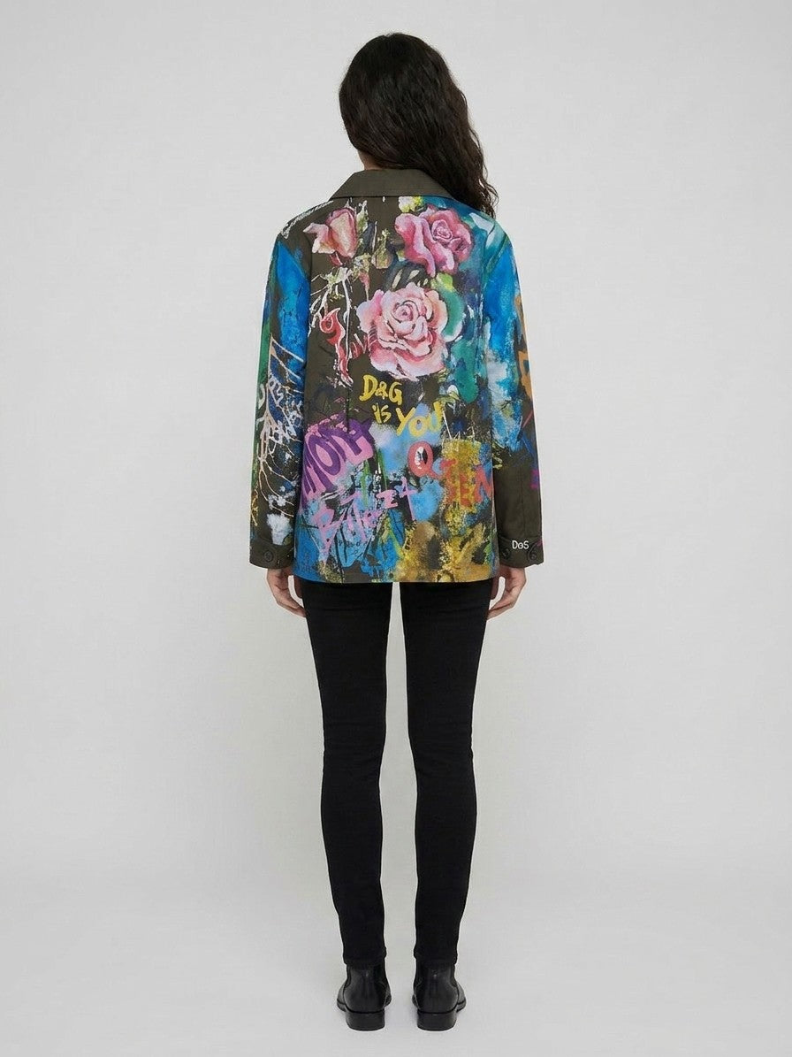 Dolce & Gabbana Multicolor Cotton Denim Women's Jacket