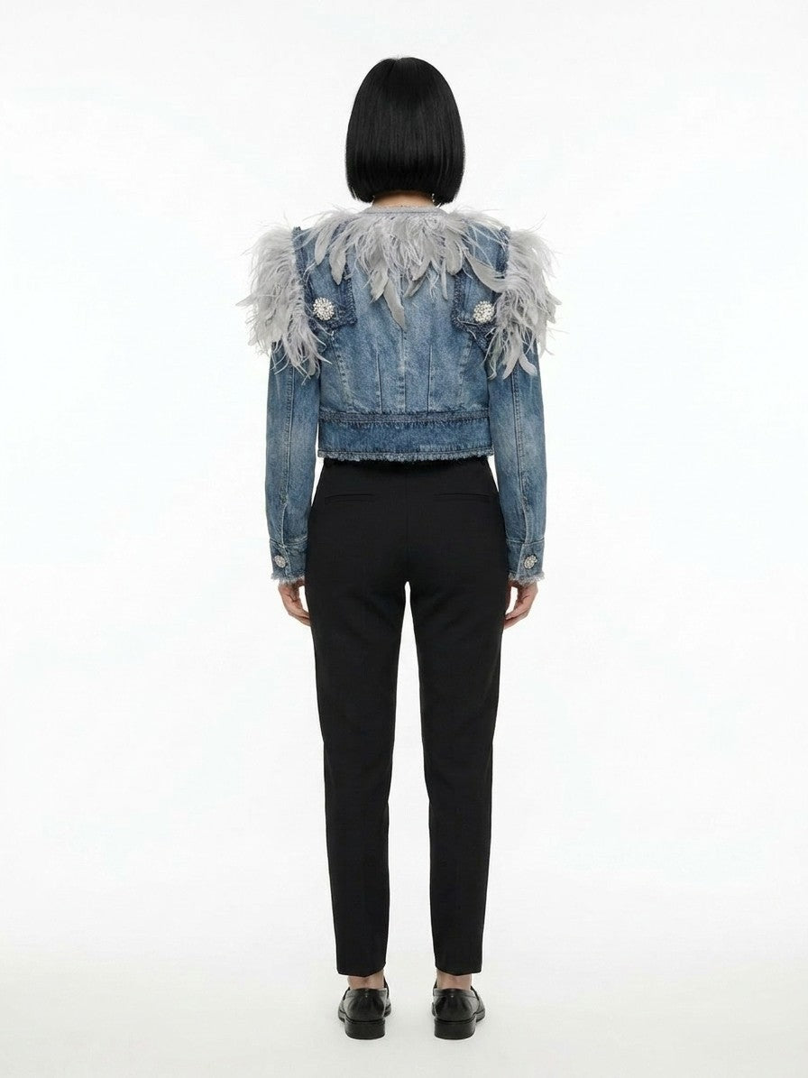 Dolce & Gabbana Blue Cotton Denim Women's Jacket