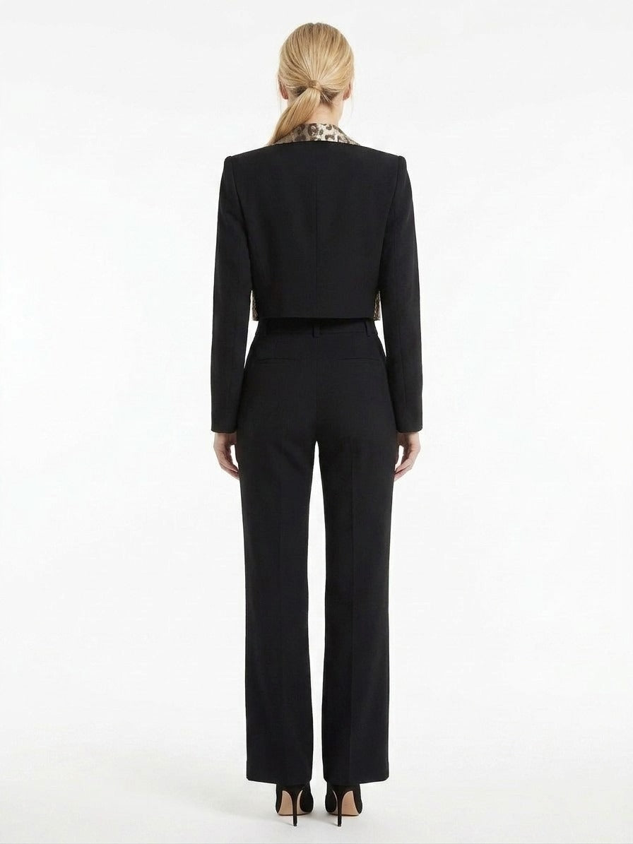 Dolce & Gabbana Black Elastane Women's Blazer