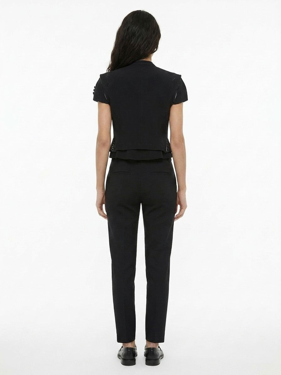 Dolce & Gabbana Black Elastane Women's Blazer
