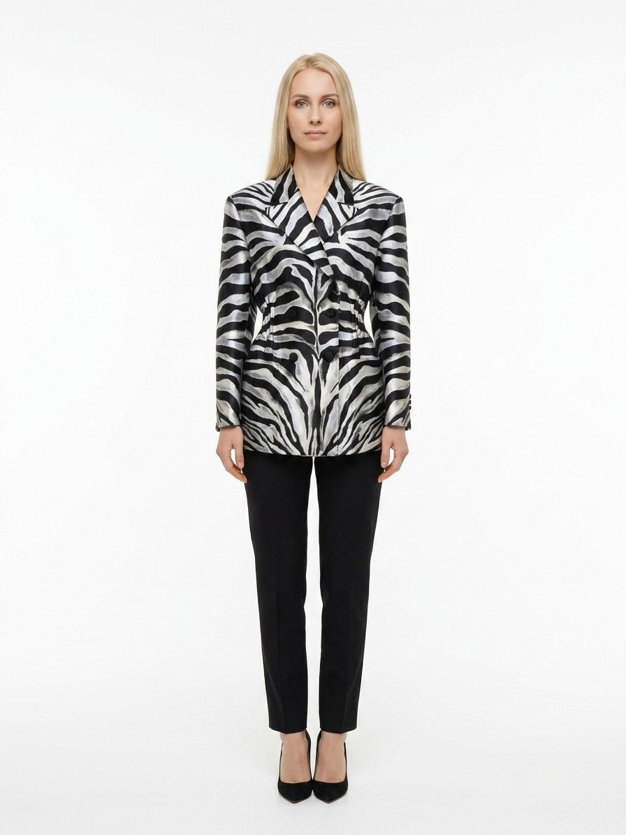 Dolce & Gabbana Multicolor Polyester Women's Blazer