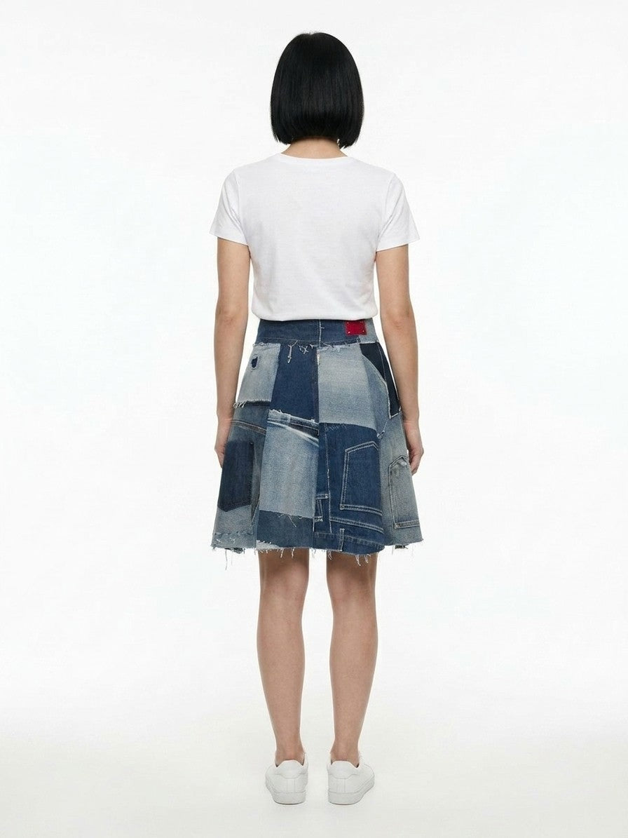 Dolce & Gabbana Multicolor Denim Women's Skirt