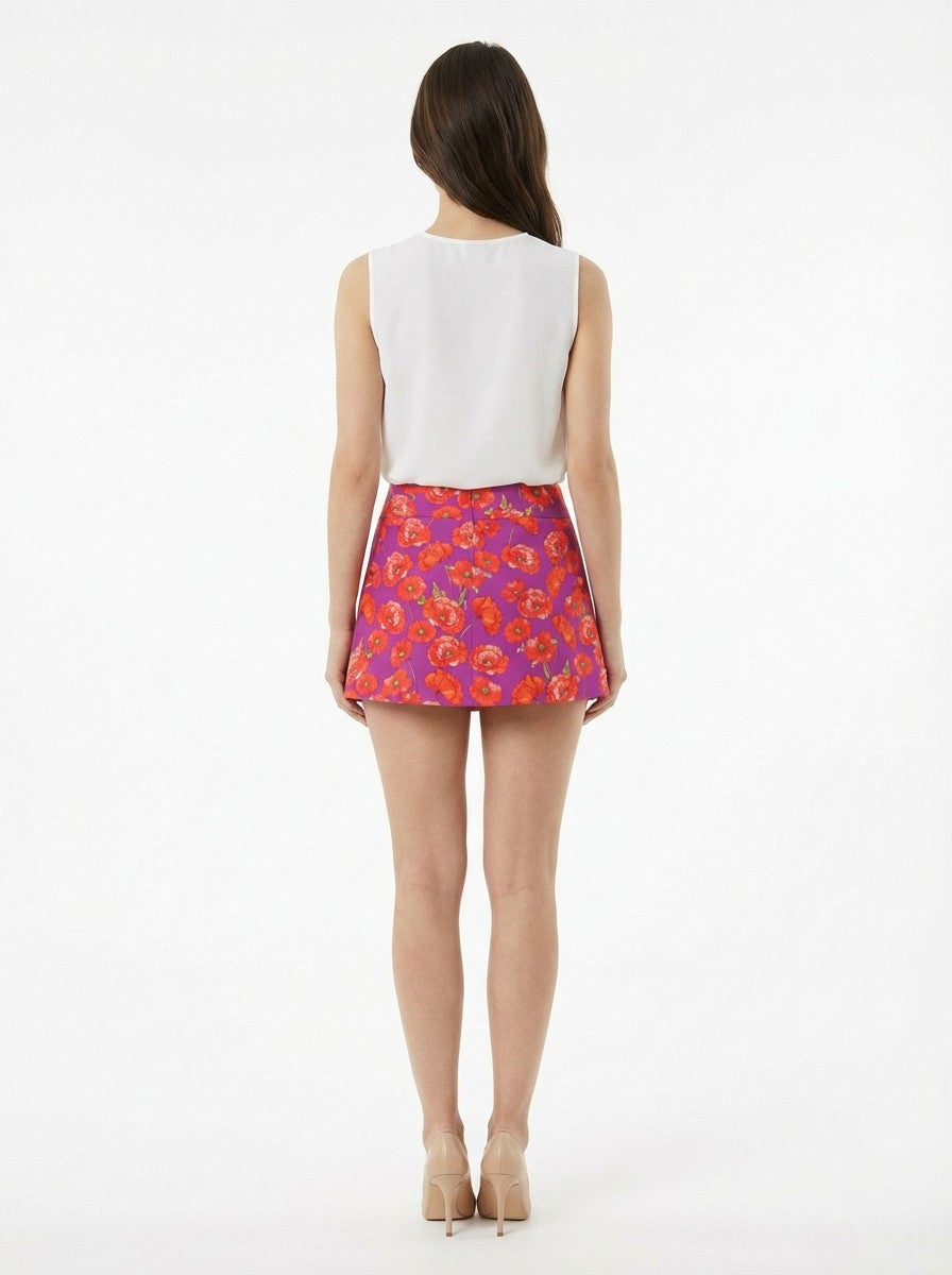 Dolce & Gabbana Multicolor Cotton Mini Women's Skirt