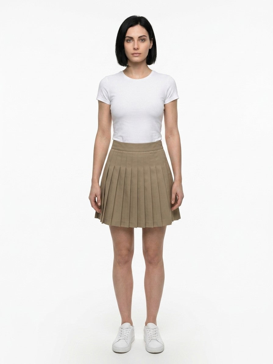 Dolce & Gabbana Beige Cotton Mini Women's Skirt