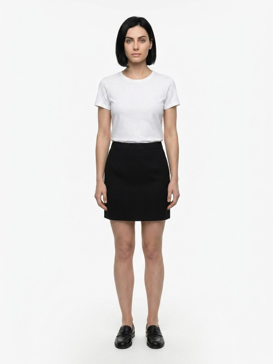Dolce & Gabbana Black Elastane Mini Women's Skirt