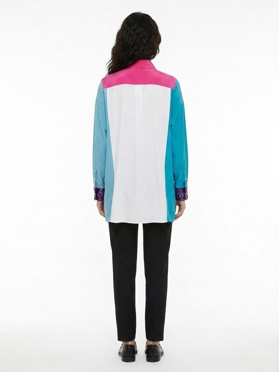 Dolce & Gabbana Blue Cotton Women's Shirt