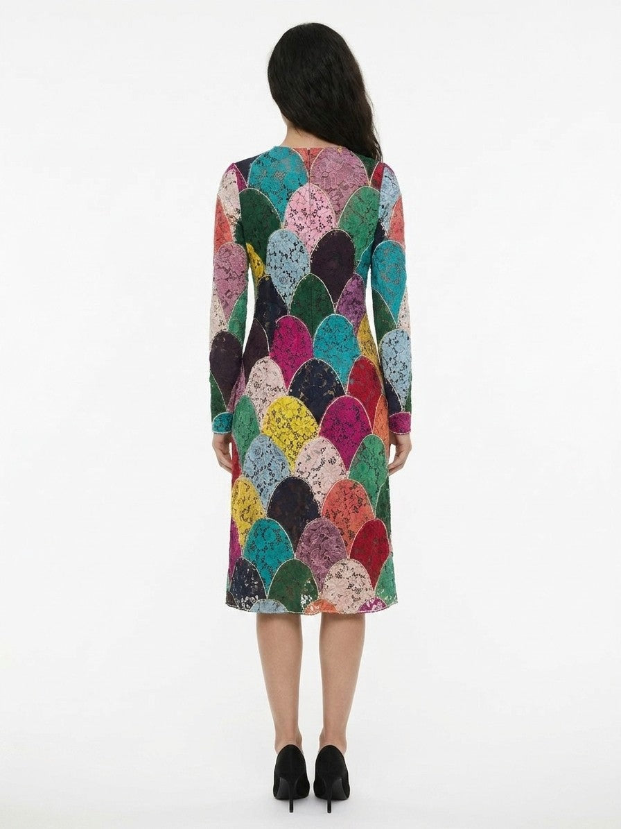 Dolce & Gabbana Multicolor Cotton Casual Women's Dress