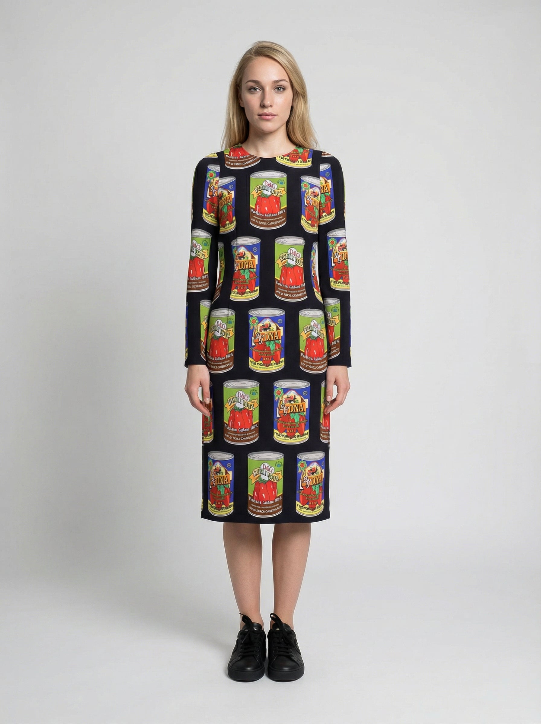 Dolce & Gabbana Multicolor Elastane Casual Women's Dress