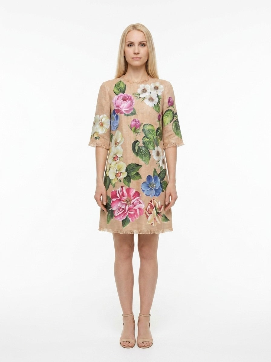Dolce & Gabbana Multicolor Cotton Casual Women's Dress
