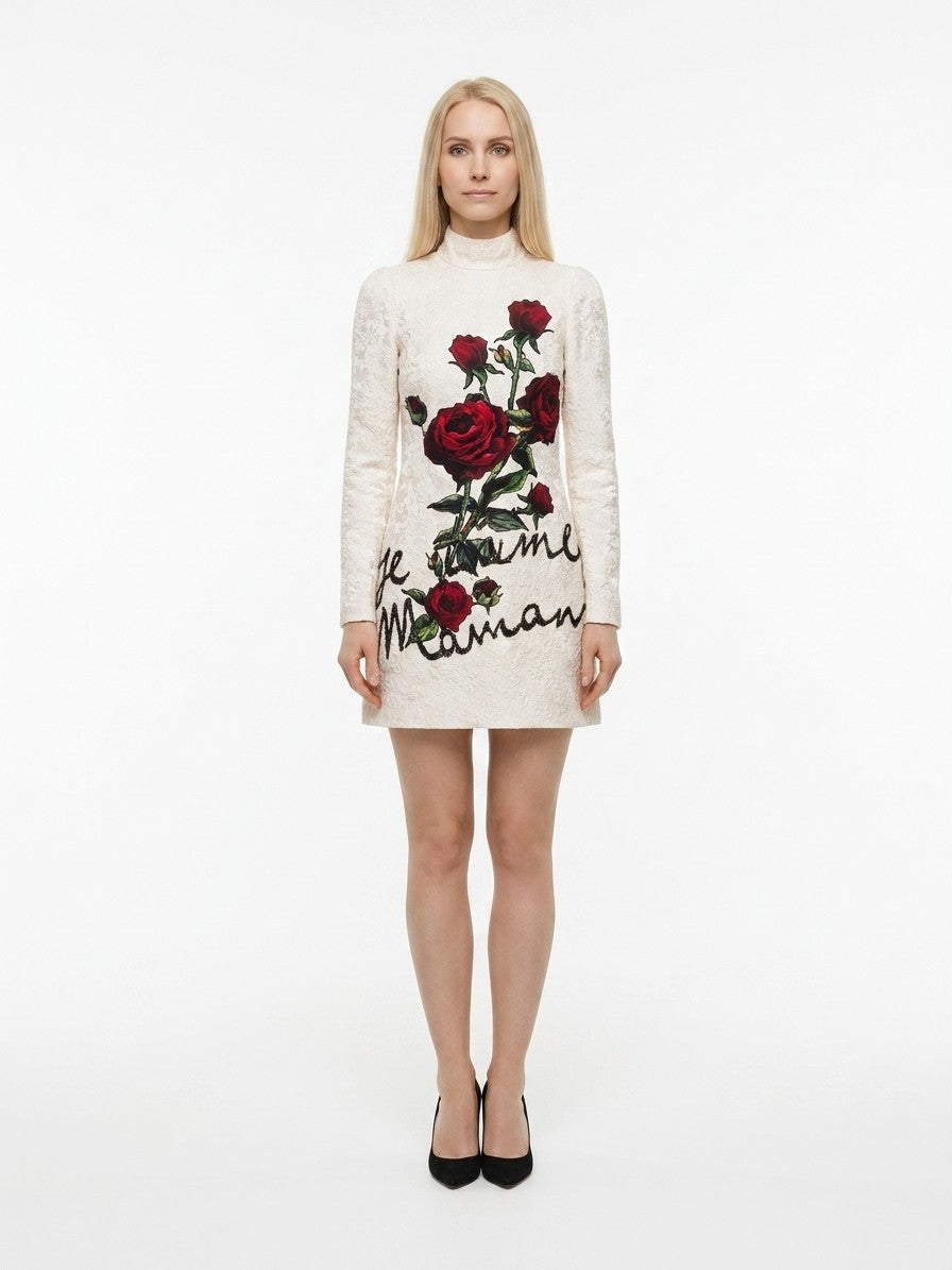 Dolce & Gabbana White Cotton Casual Women's Dress