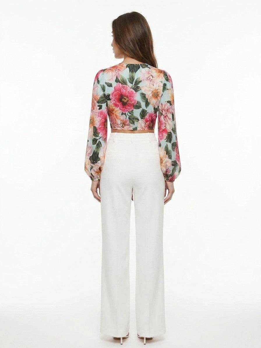 Dolce & Gabbana Multicolor Elastane Pattern Women's Shirt