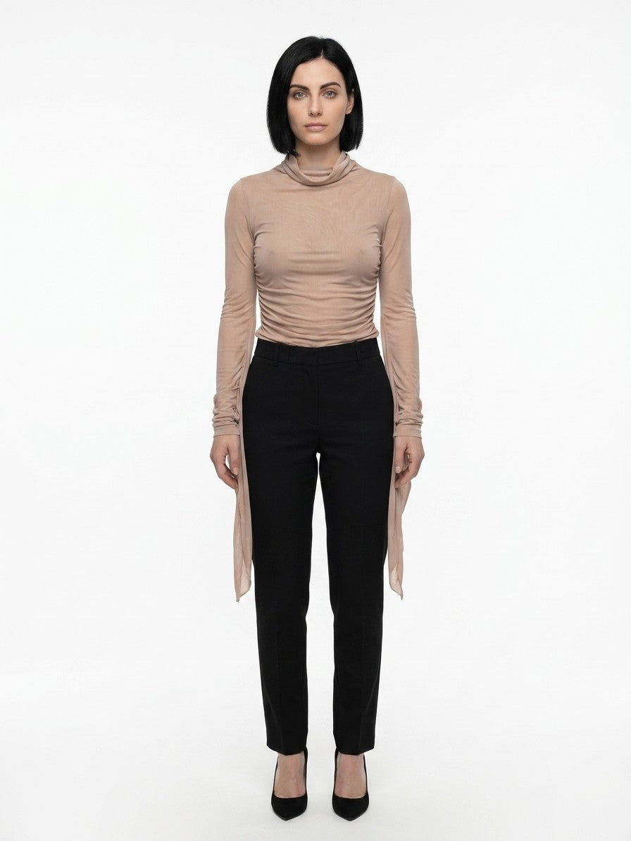 Dolce & Gabbana Purple Viscose Casual Women's Pants
