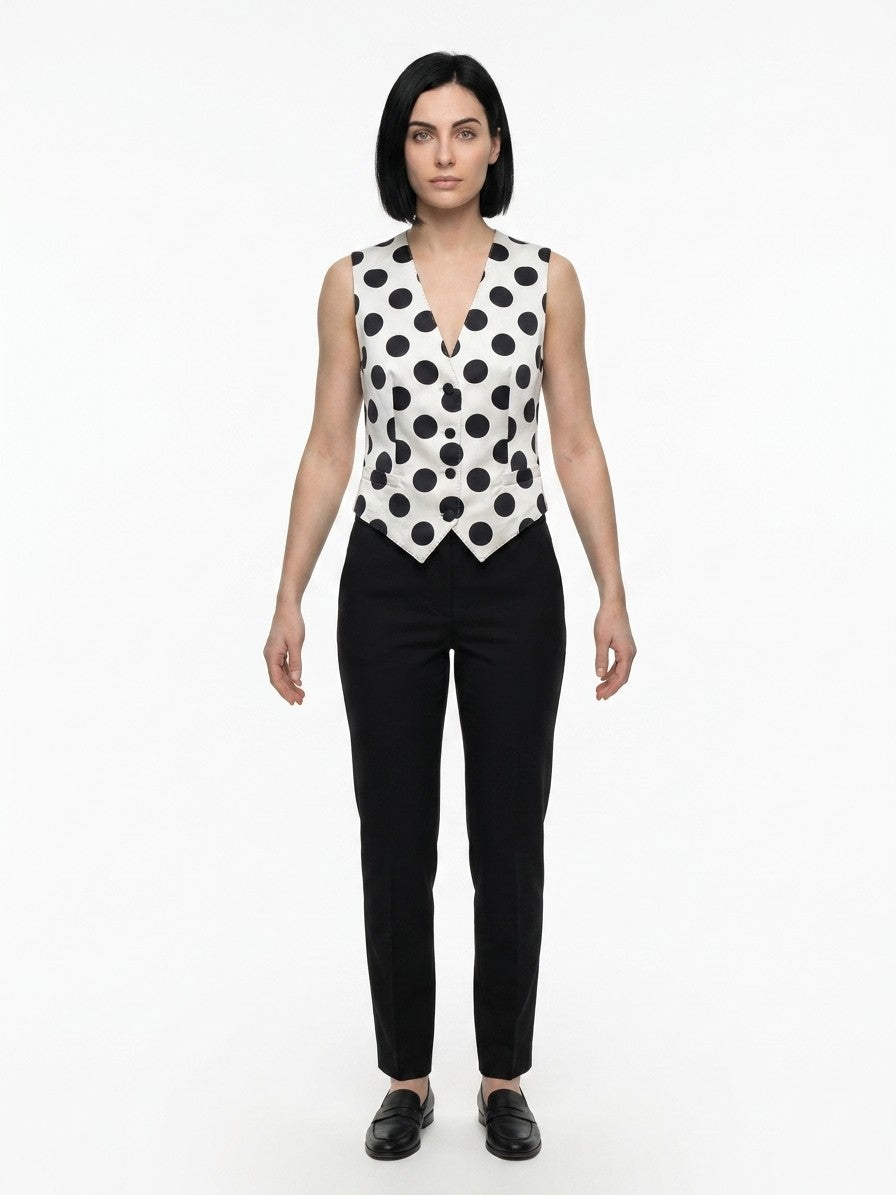 Dolce & Gabbana Multicolor Polyamide Women's Waistcoat