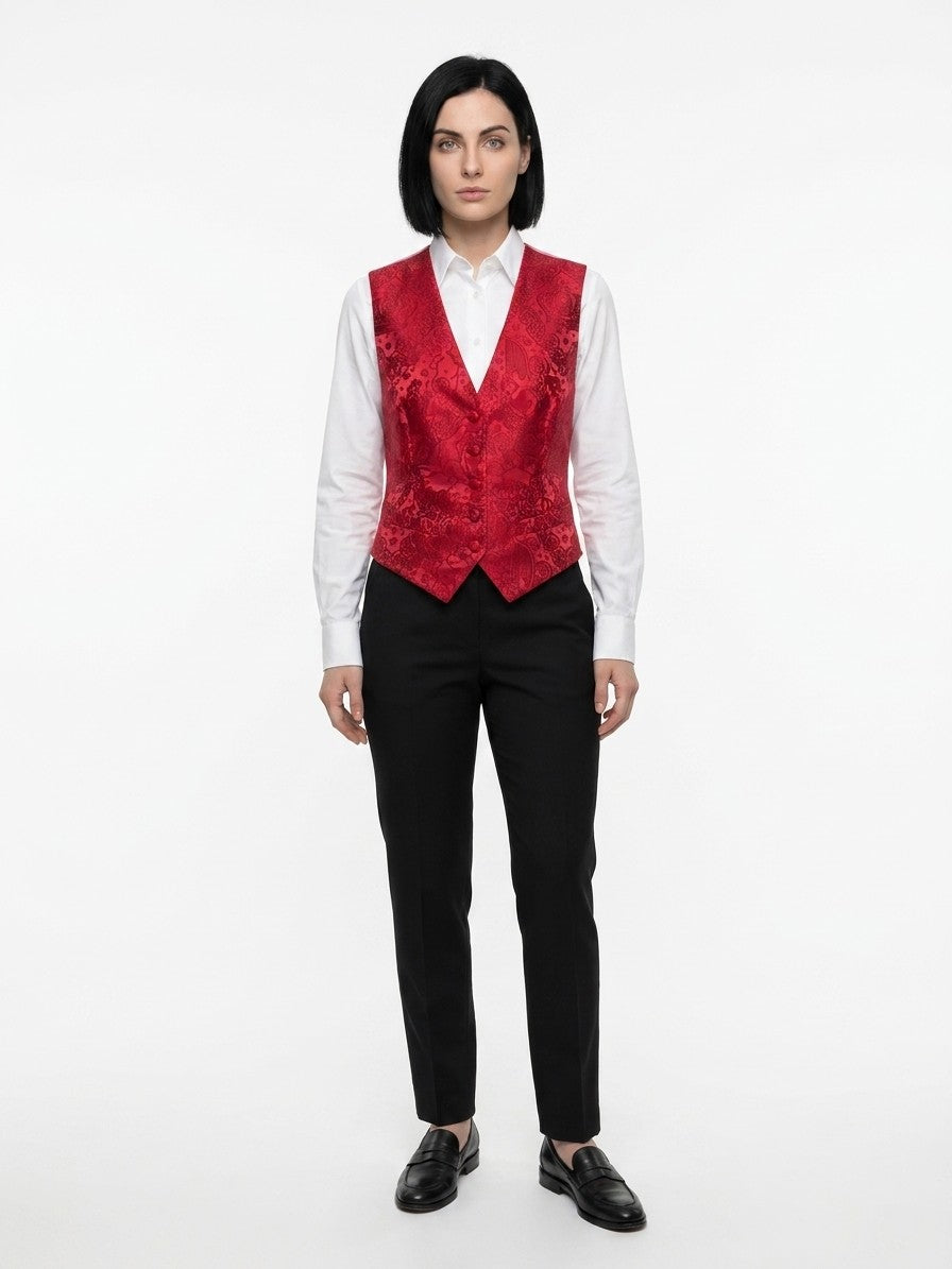 Dolce & Gabbana Multicolor Elastane Women's Waistcoat