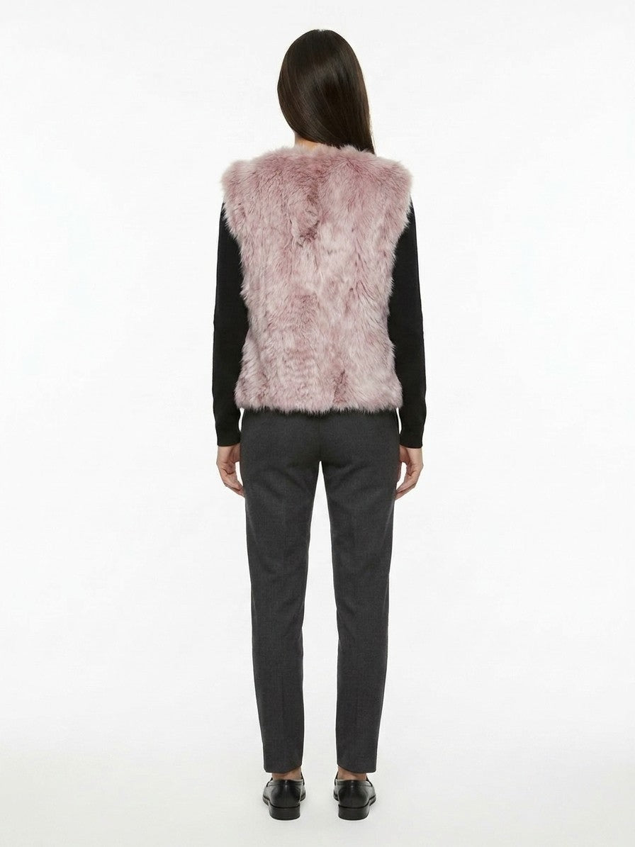 Dolce & Gabbana Pink Silk Sleeveless Women's Jacket