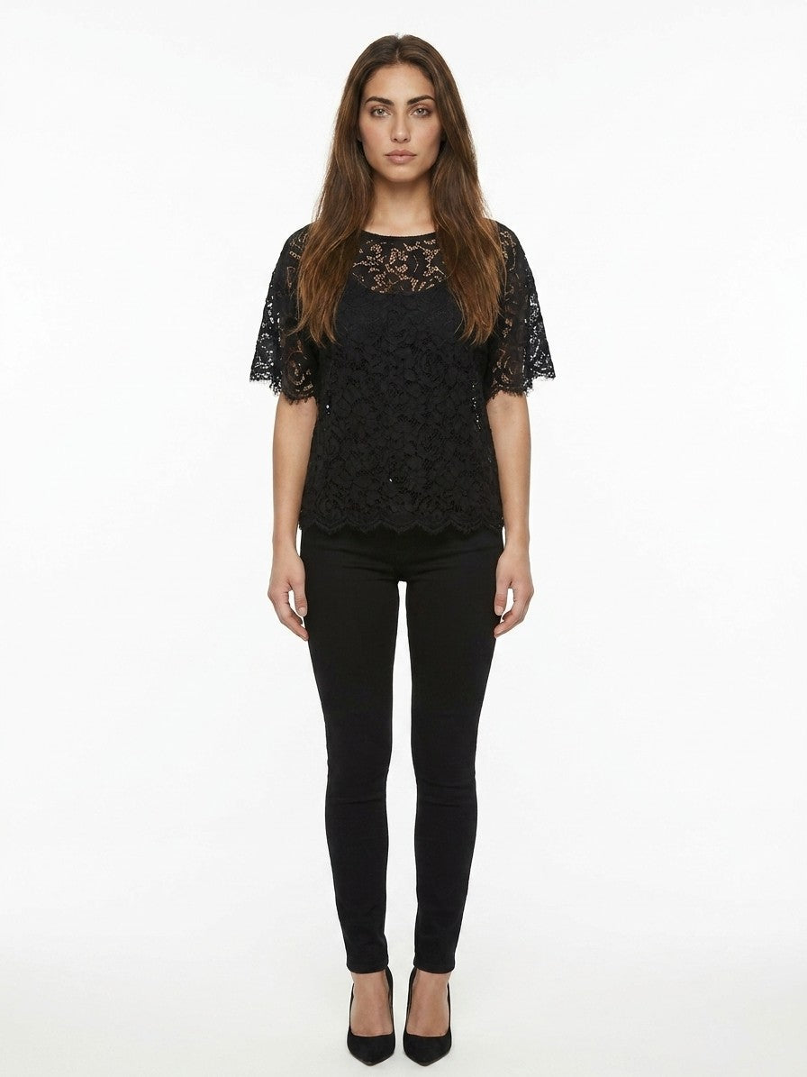 Dolce & Gabbana Black Cotton Women's T-Shirt