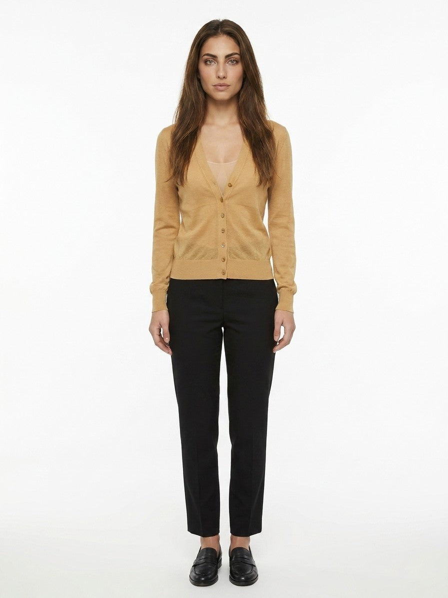 Dolce & Gabbana Yellow Cotton Women's Cardigan