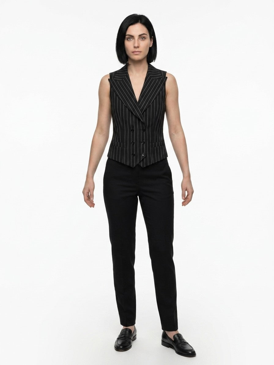 Dolce & Gabbana Multicolor Wool Women's Waistcoat