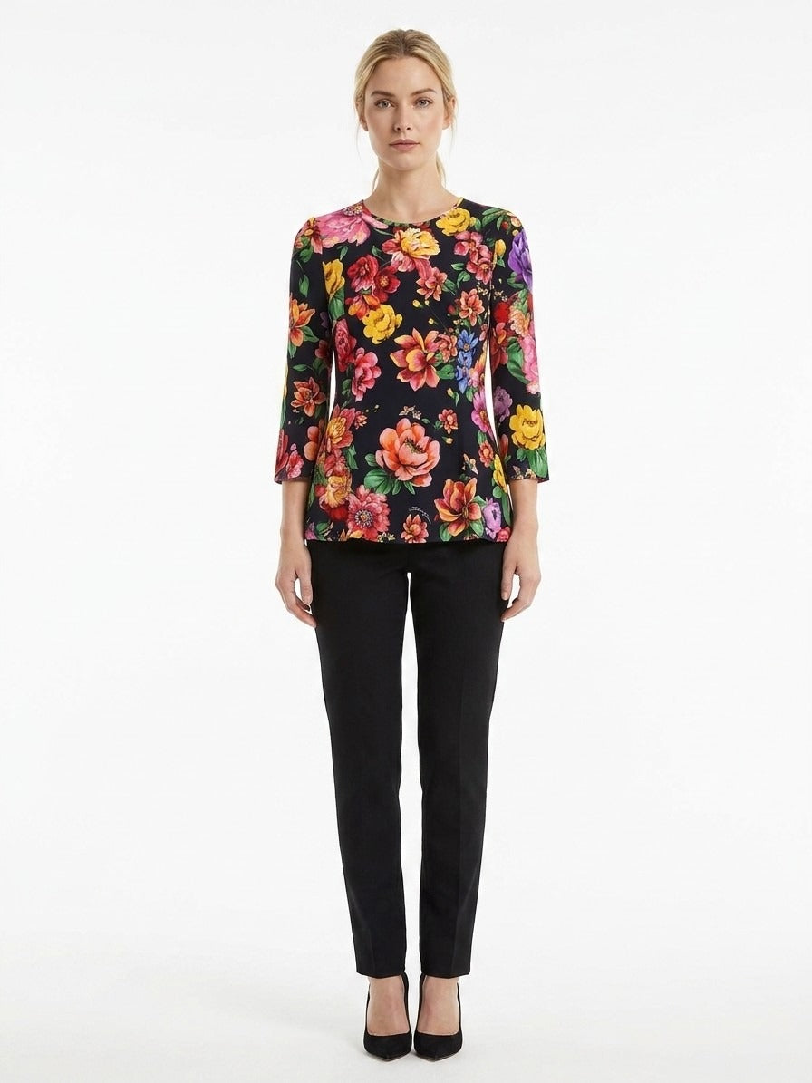Dolce & Gabbana Multicolor Elastane Pattern Women's Shirt