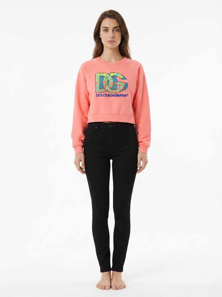 Dolce & Gabbana Multicolor Cotton Women's Sweatshirt