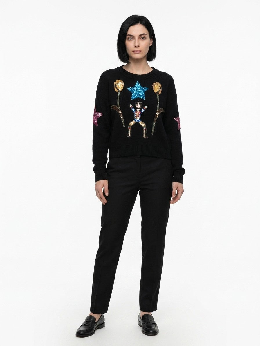 Dolce & Gabbana Multicolor Cashmere Women's Sweatshirt