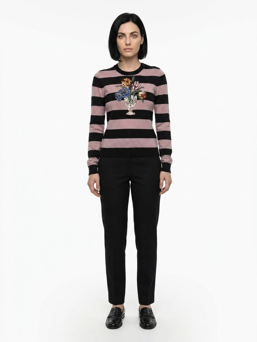 Dolce & Gabbana Multicolor Cashmere Women's Sweatshirt