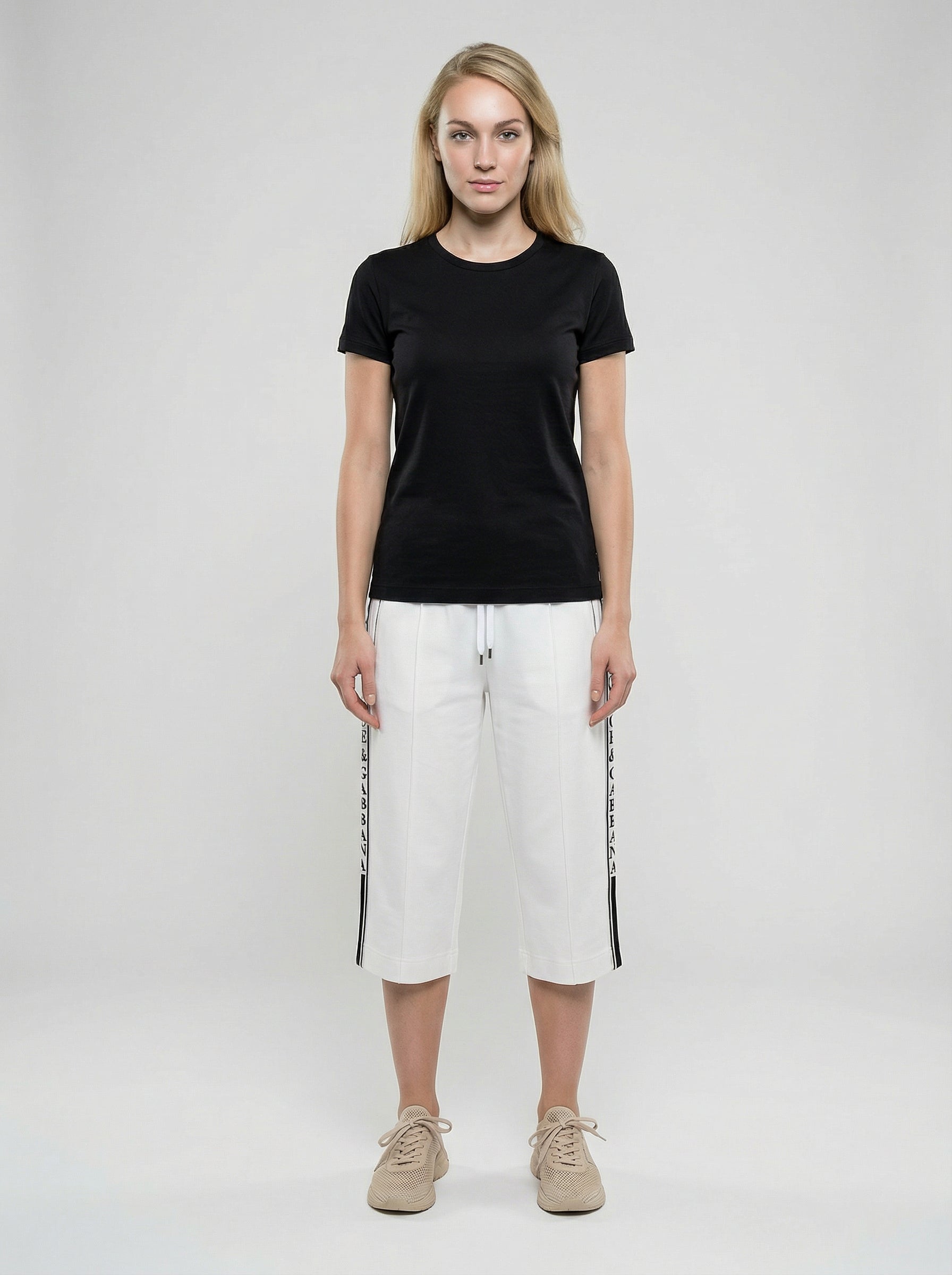 Dolce & Gabbana White Elastane Women's T-Shirt