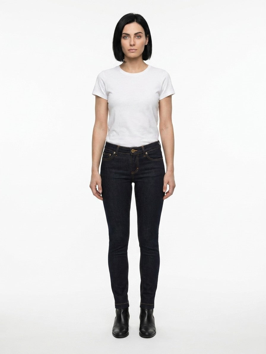 Dolce & Gabbana Blue Cotton Skinny Women's Jeans