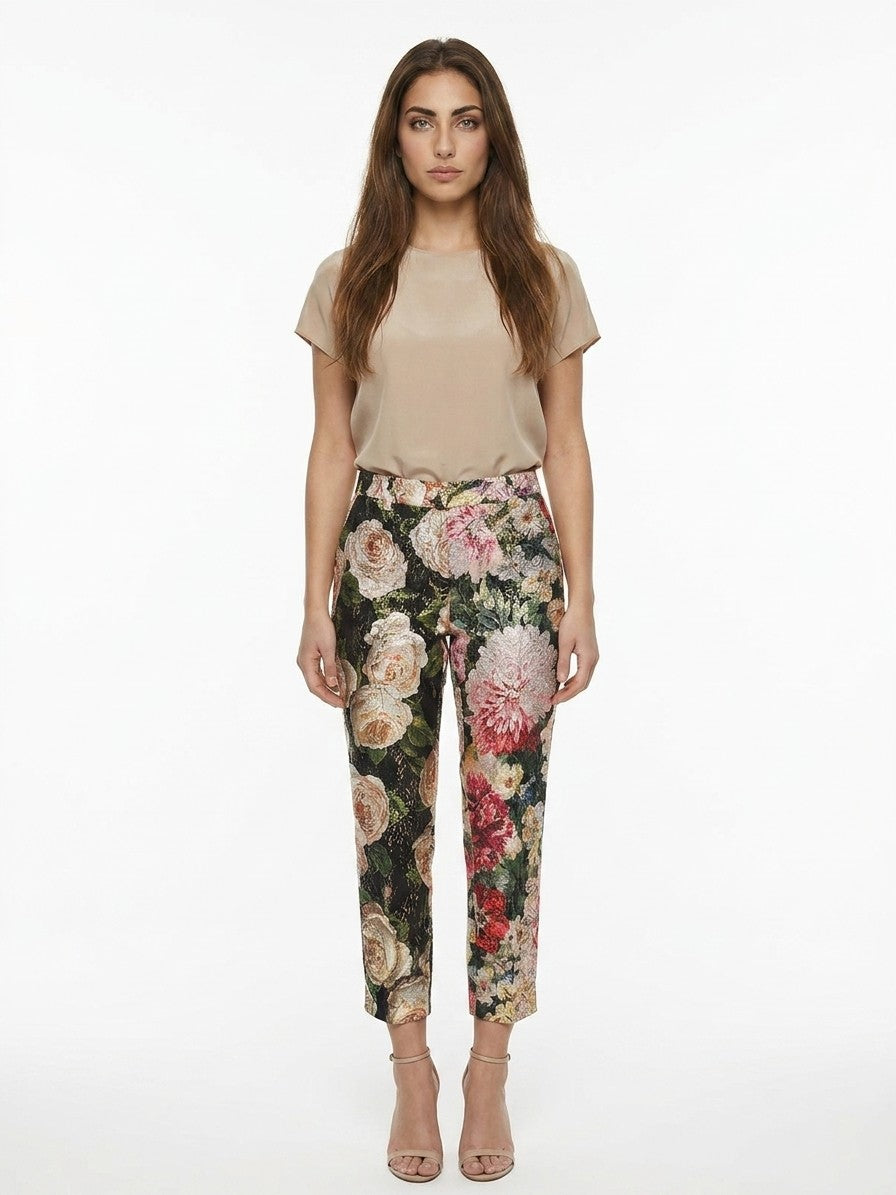 Dolce & Gabbana Multicolor Cotton Casual Women's Pants