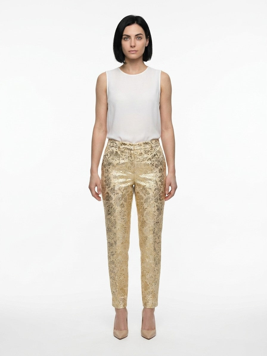 Dolce & Gabbana Multicolor Polyamide Casual Women's Pants