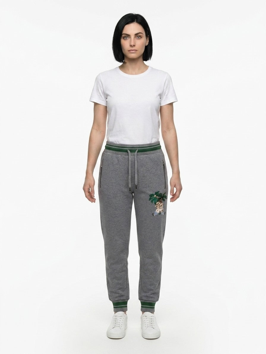 Dolce & Gabbana Gray Cotton Joggers (Workout Women's Pants)