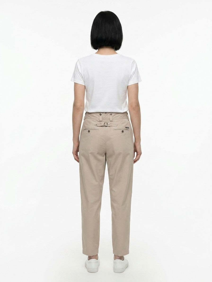 Dolce & Gabbana Beige Cotton Cargo Women's Pants