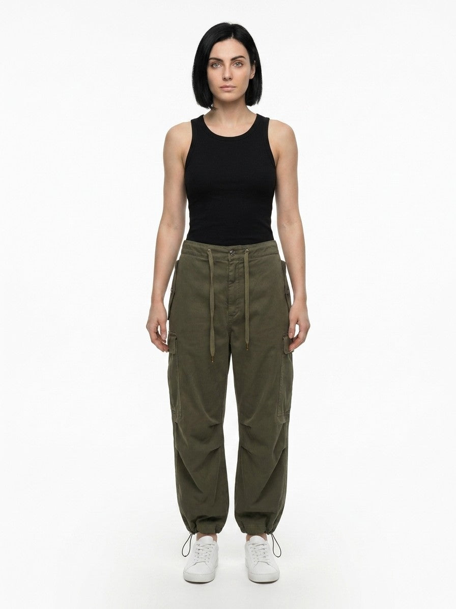 Dolce & Gabbana Multicolor Cotton Cargo Women's Pants
