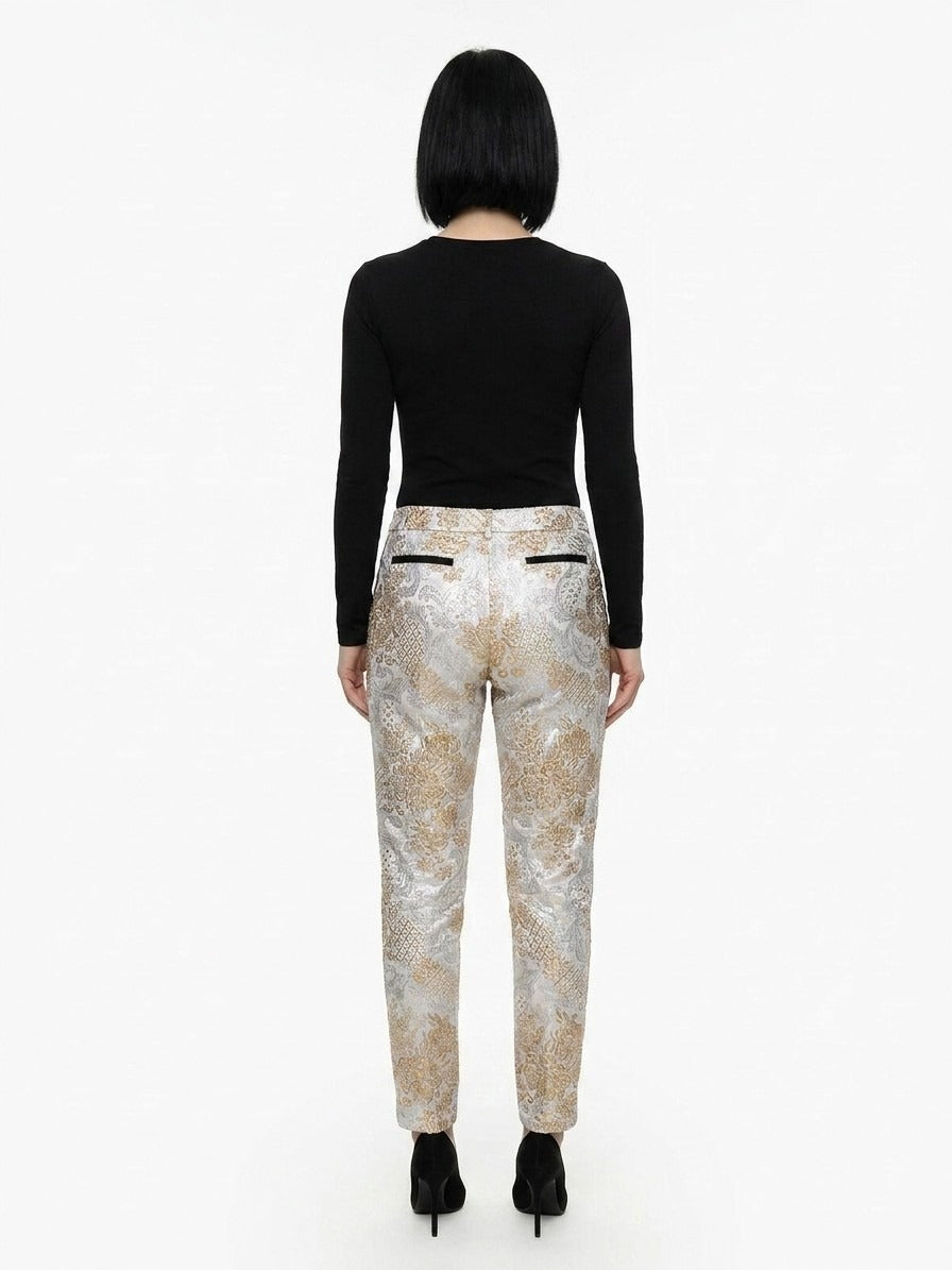 Dolce & Gabbana Multicolor Polyamide Casual Women's Pants