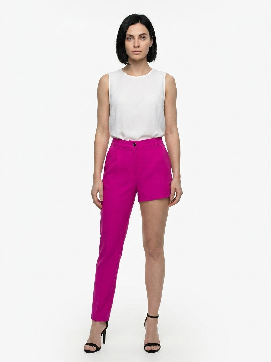 Dolce & Gabbana Pink Virgin Wool Women's Pants