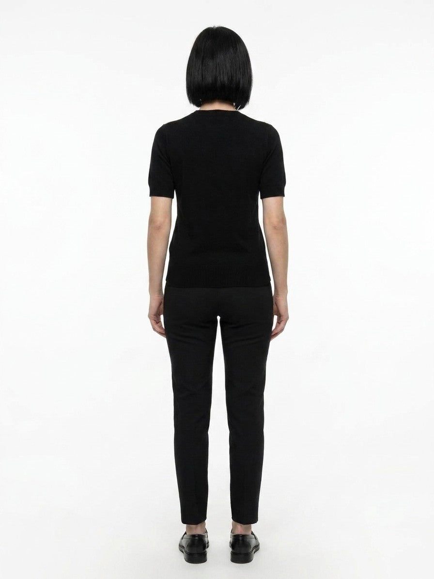 Dolce & Gabbana Black Cashmere Women's Sweater