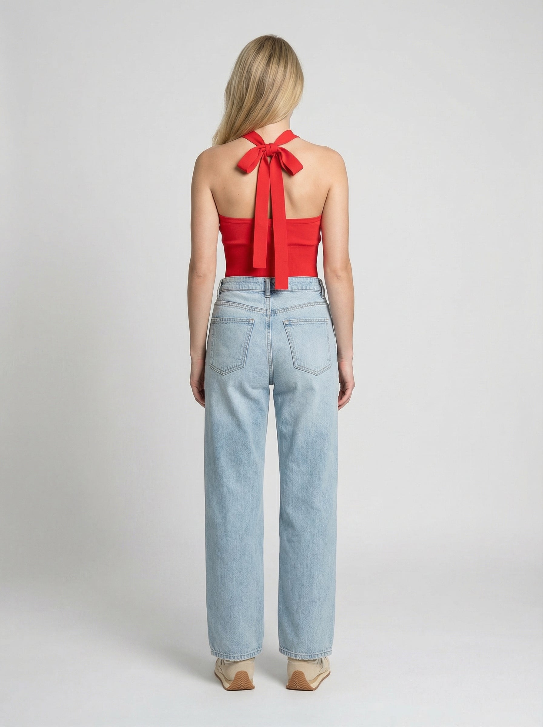 Dolce & Gabbana Red Cashmere Tank Women's Tops