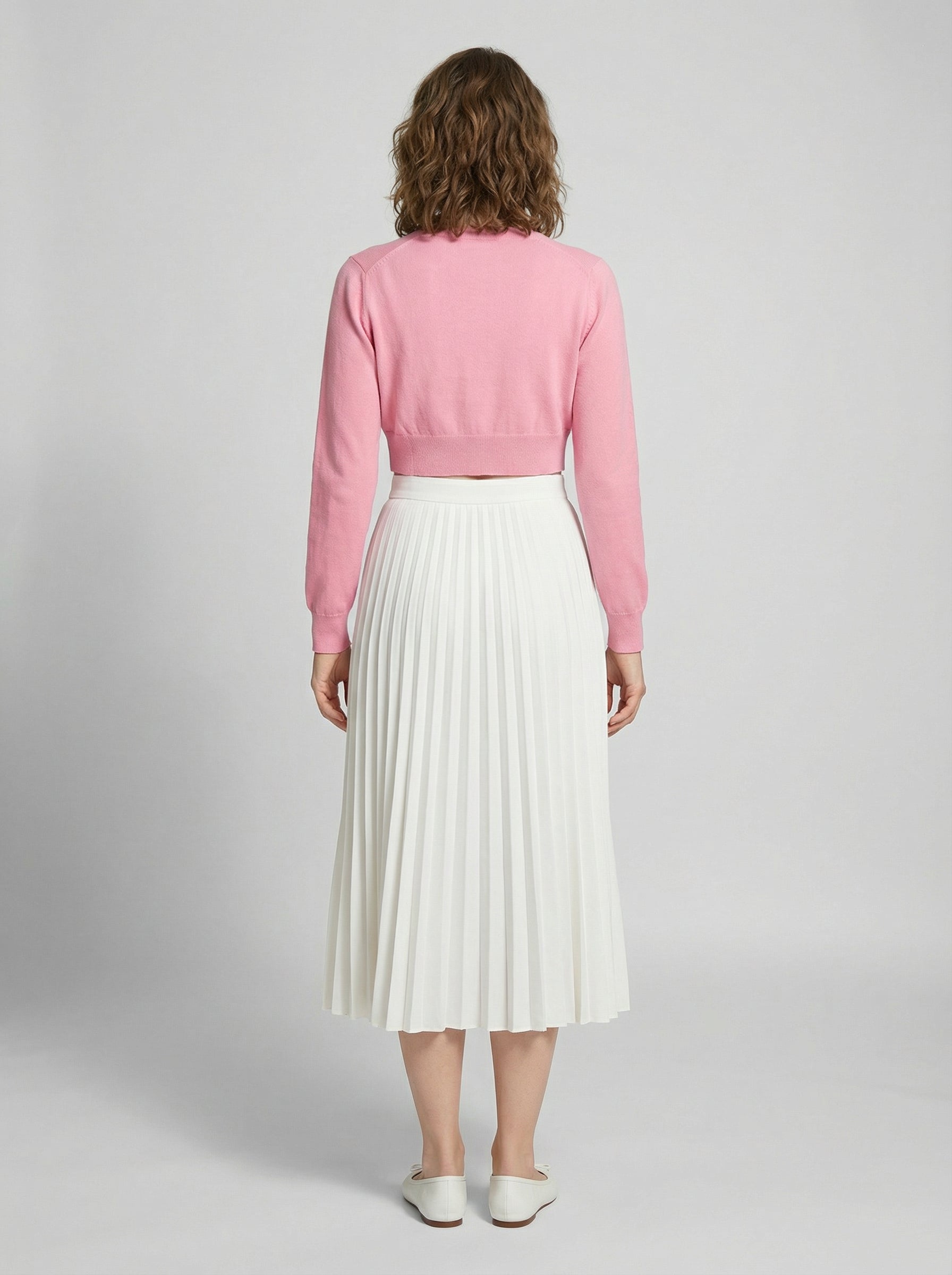 Dolce & Gabbana Pink Silk Women's Cardigan