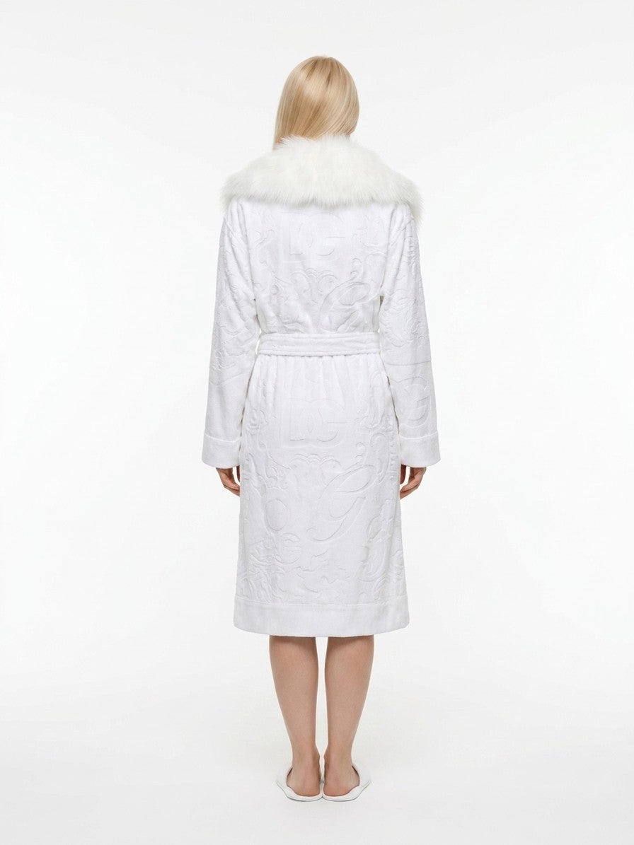 Dolce & Gabbana Multicolor Cotton Women's Bathrobe