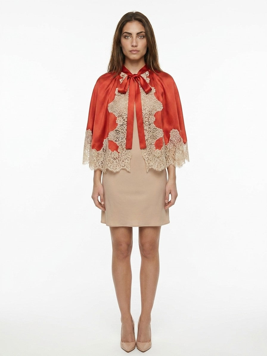 Dolce & Gabbana Orange Cotton Women's Coat