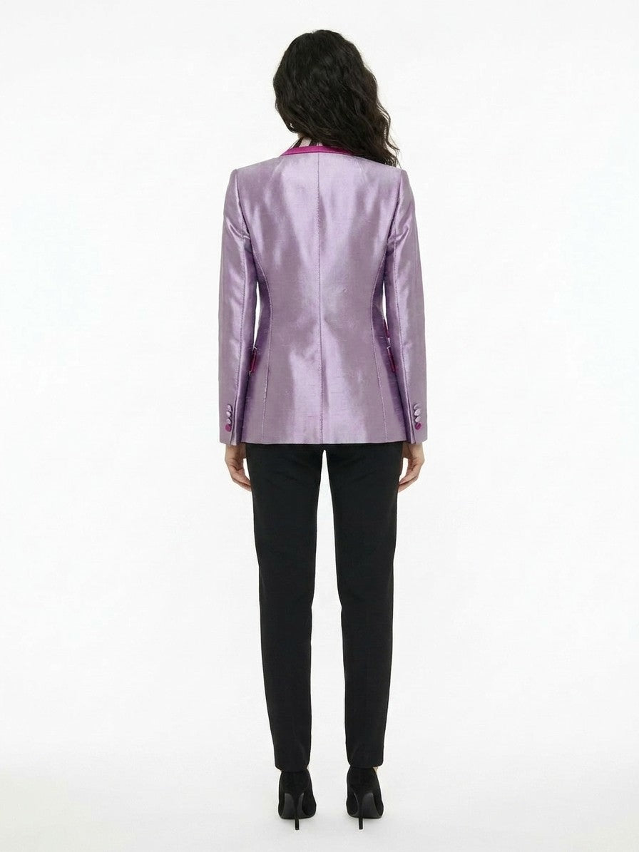 Dolce & Gabbana Purple Polyamide Women's Blazer