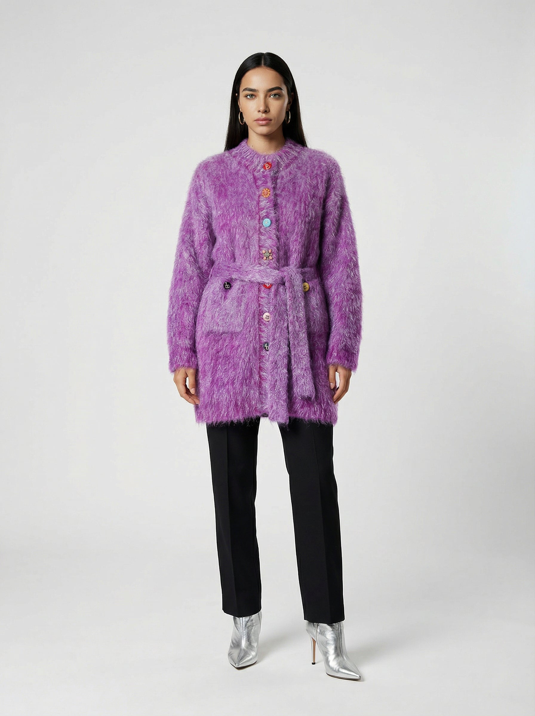 Dolce & Gabbana Multicolor Polyamide Women's Cardigan