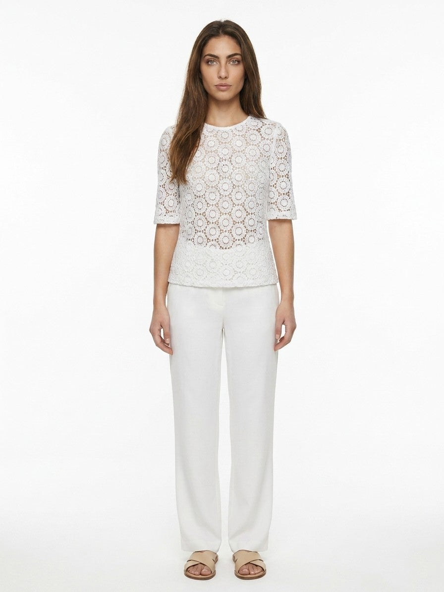 Dolce & Gabbana White Cotton Women's T-Shirt