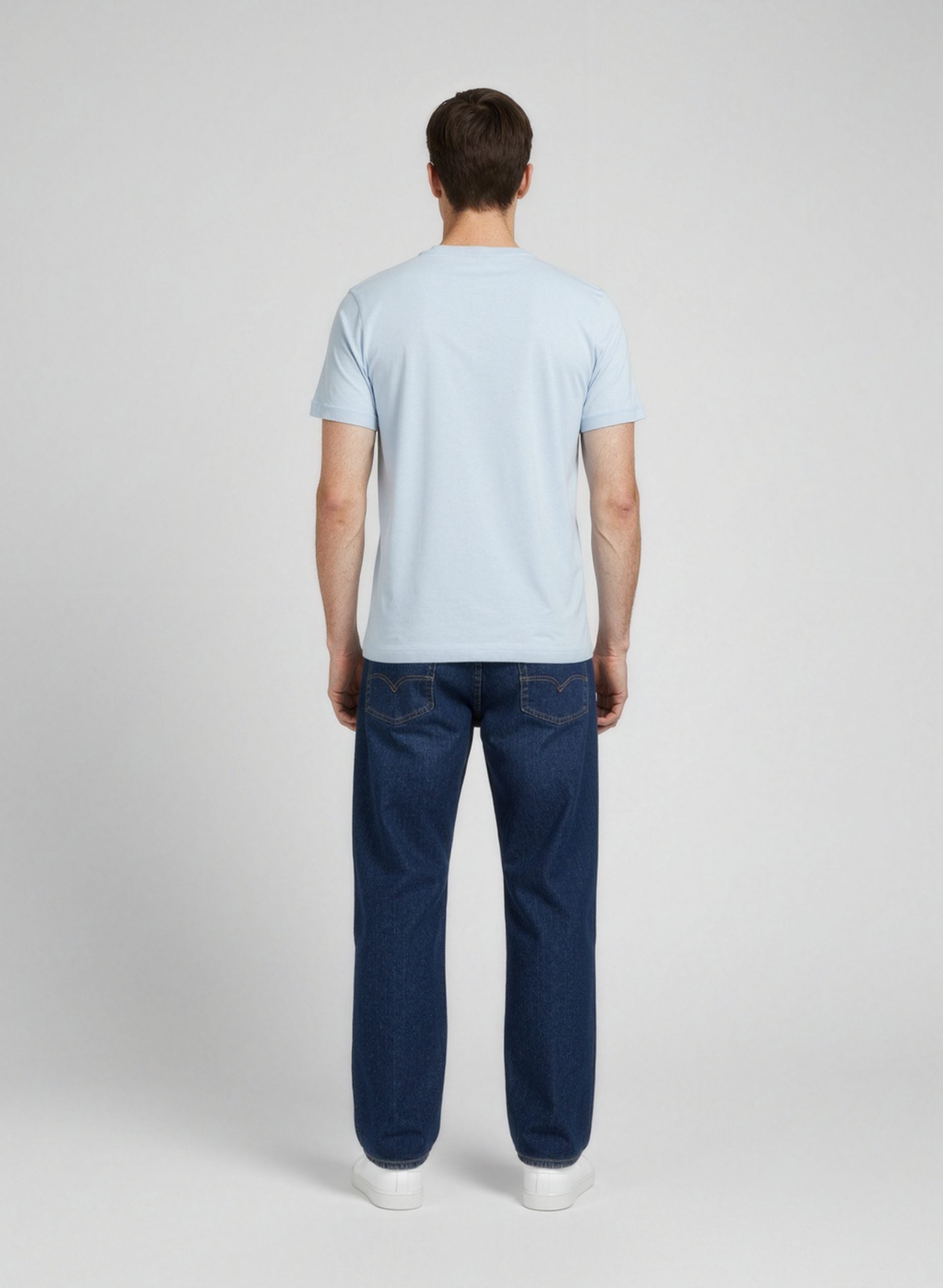 Balmain Bicolor Cotton Men's T-Shirt